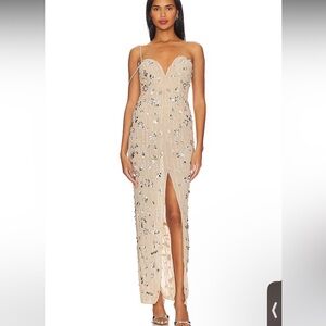 Revolve Tonia Embellished Maxi Dress in Neutral
Camila Coelho. Sz XS.New/ tag.